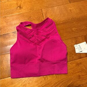 NWT RBX Pink High-Neck Sports Bra Size M
